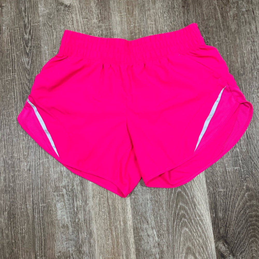 Hot pink shorts